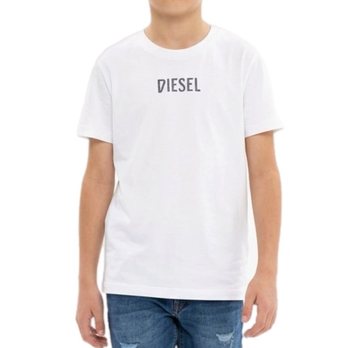 חולצה DIESEL מידות 4-16 לילדים בגוון לבן