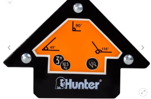 זווית מגנטית לריתוך ''3 עג משקל 10.5 111726-001 Hunter