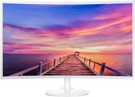 מסך מחשב קעור Samsung C27F391FHR 27 צבע לבן