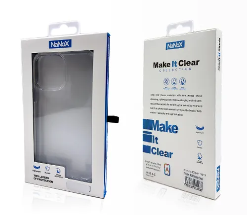 כיסוי אחורי קשיח שקוף Nanox לאייפון 17 פרו מקס  Iphone 17 Pro Max Case Cover 