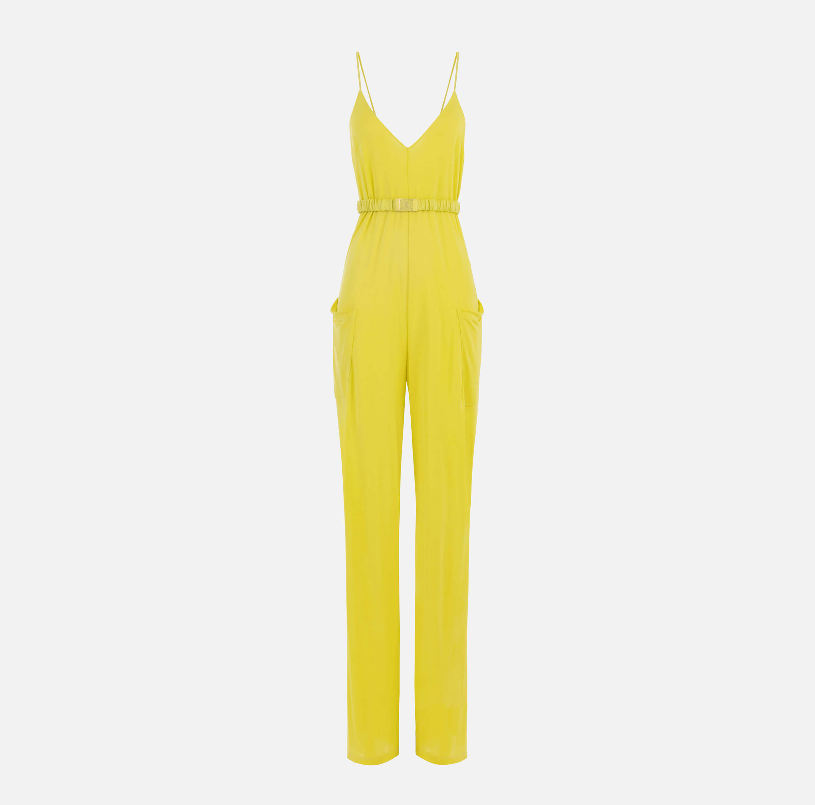 ELISABETTA FRANCHI CEDAR BELTED JUMPSUIT