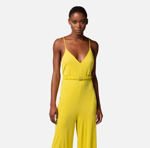 ELISABETTA FRANCHI CEDAR BELTED JUMPSUIT