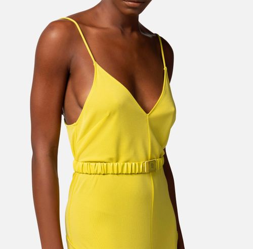 ELISABETTA FRANCHI CEDAR BELTED JUMPSUIT