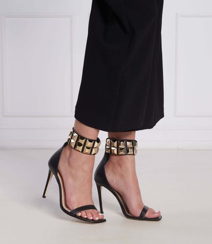Leather sandals Elisabetta Franchi | color Black
