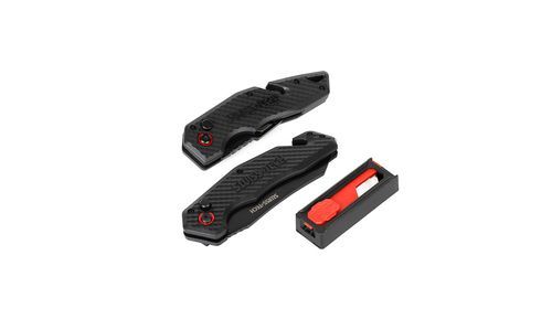סט סכינים מתקפלות כולל להבים Swiss+Tech 420HC