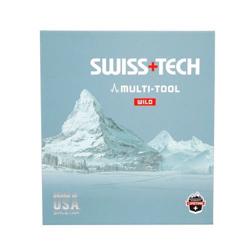 מולטיטול רב תכליתי WILD 15-ב-1 עם קליפס לחגורה - Swiss+Tech Tech WILD