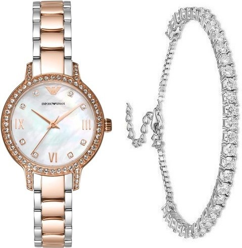 סט צמיד מתנה ARMANI AR11499 נשים סדרה חדשה