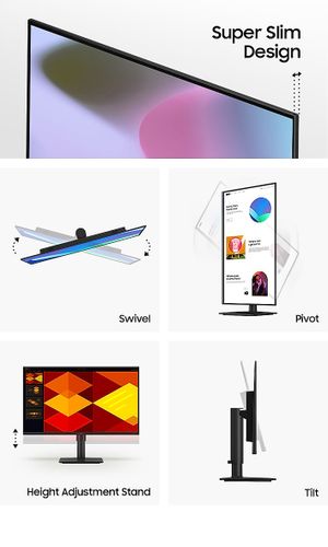 מסך מחשב ''Samsung Essential S27D408GAM 27