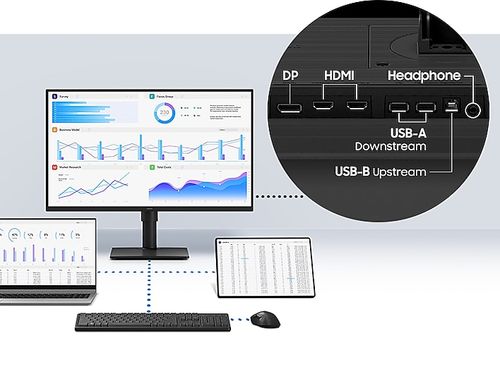 מסך מחשב ''Samsung Essential S27D408GAM 27