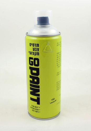תרסיס צבע אקרילי מקצועי GO PAINT - צבע שקוף 190