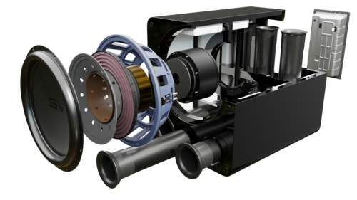 סאב וופר SVS PB17-Ultra R|Evolution Subwoofer Black Oak Real Wood Veneer 