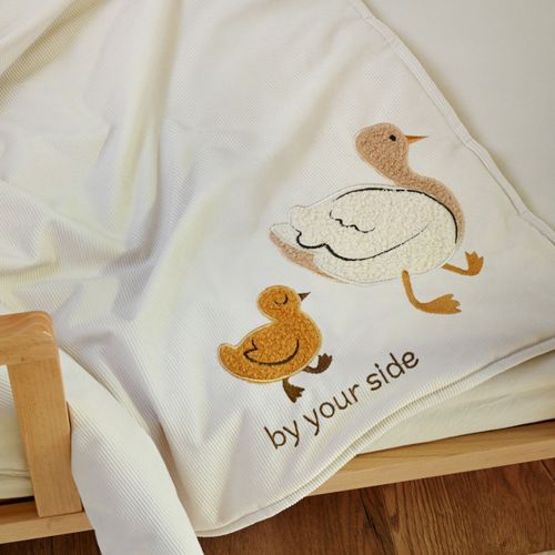 סט מצעים למיטת תינוק קורדורוי Little chick