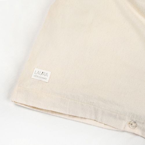 ציפה לשמיכה פלנל 100X150 ס”מ cozy off-white אוף וויט