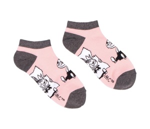 MOOMIN- גרבי מומין לנשים אורך קרסול - מאי הקטנה ורוד  36-42