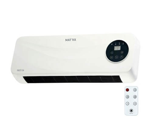 מזגנית חימום לתלייה 2,000W כולל שלט Matrix