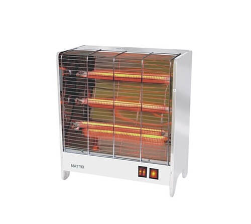תנור חימום קרמי נירוסטה 2100W מבית Matrix
