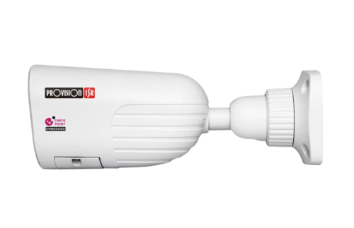 מצלמת צינור Provision iP Rainbow ברזולוציית 4MP עם עדשה מתכווננת 2.8-12 מ
