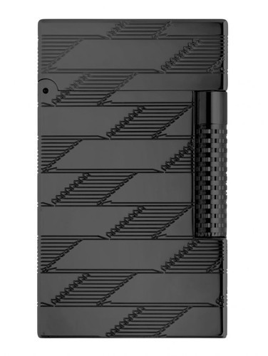 מצית S.T. Dupont Monogram Black Matt PVD – דגם C23179