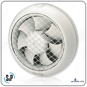 ונטה עגולה 6" על חלון S&P HCM-150 N