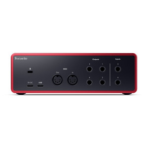 כרטיס קול 4 כניסות 4 יציאות FOCUSRITE SCARLETT 4i4 4th Gen