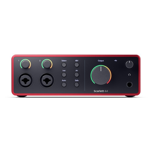 כרטיס קול 4 כניסות 4 יציאות FOCUSRITE SCARLETT 4i4 4th Gen