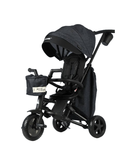 תלת אופן מתקפל 6 ב 1 Minene X Qplay NOVA אפור צ'רקול 2024