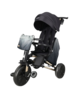 תלת אופן מתקפל 7 ב-1 בעל משענת מתכווננת MINENE X QPLAY צבע שחור