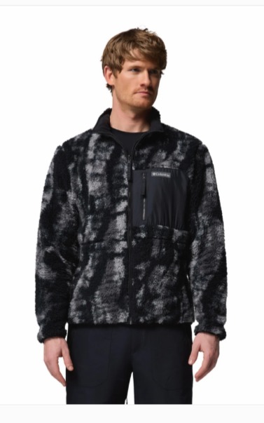 פליז גברים Winter Pass Reversible Fleece שחור - Columbia(קולומביה)