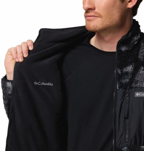 פליז גברים Winter Pass Reversible Fleece שחור - Columbia(קולומביה)