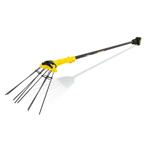 ראש מנערת זיתים נטענת גרלנד Garland Shaker Keeper 20V עם שמונה מוטות קרבון מתחלפים לעבודה יעילה ועמידה