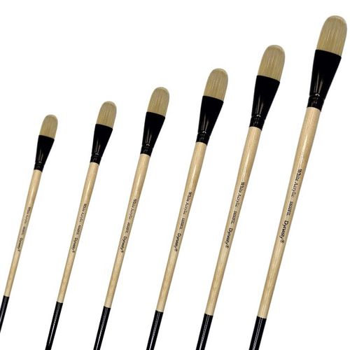 מכחולים פילברט Dynasty- איכותי שיער טבעי סינתטי Faux Bristle 8600