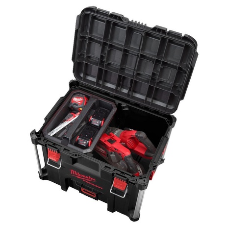 ארגז XL לכלי עבודה PACKOUT™ מבית milwaukee
