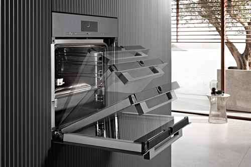 תנור בנוי פירוליטי 76 ליטר MIELE דגם: H7860 BPX BLACK