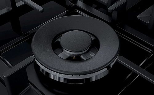 כיריים גז בוש 90 ס''מ דגם Bosch PPS9A6C90N זכוכית שחורה