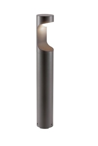 עמוד תאורה PIRAN 10W IP65 גודל 80 ס"מ בזלת סמיקום - Semicom