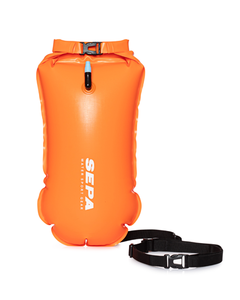 מצוף סימון לשחיינים כתום SEPA BUOYANCY איכותי עם תא יבש