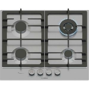 כיריים גז 4 להבות בוש Bosch PCH6A5I90Y גימור נירוסטה