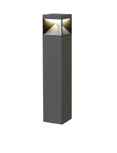 עמוד תאורה PULA 12W IP65 גודל 60 ס"מ בזלת סמיקום - Semicom