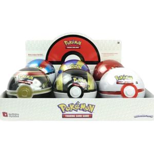קלפי פוקימון סט של שישה פוכדורים במארז סגור Pokemon Pokeball Tin Winter 2024 (Set of 6)