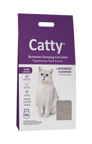 קטי חול מתגבש לחתול ניחוח לבנדר 8.5 ק"ג