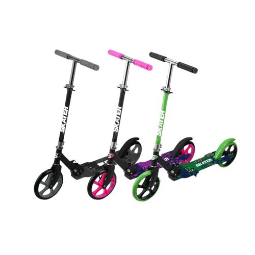 קורקינט לילדים גלגלים גדולים מקצועי - SKATER PIXEL XL 200mm SCOOTER