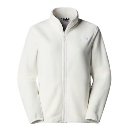 מעיל מיקרופליז נשים GLACIER 100 FULL ZIP White Dune