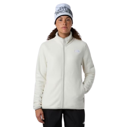 מעיל מיקרופליז נשים GLACIER 100 FULL ZIP White Dune