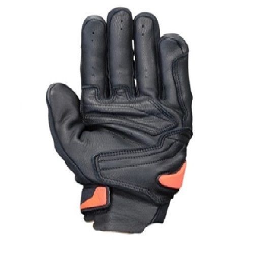 כפפות רכיבה עור אלפינסטארס שחור כתום זוהר ALPINESTARS SP X7