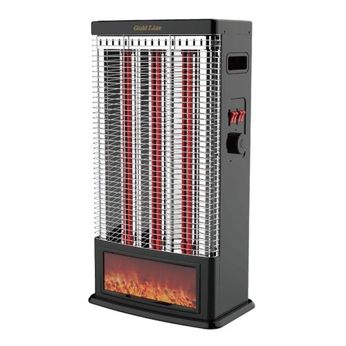  תנור חימום 3+1 ATL-2420 / CARBON Flaming Coals