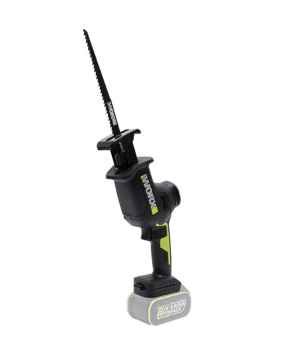 סט נטען פטישון WU388 + משור חרב מקצועי נטען WU500.9   סוללות 4 אמפר * 2 + ומטען WORX  brushless