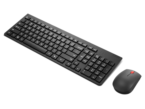 סט מקלדת ועכבר אלחוטי  Lenovo Essential Gen2 Copilot  צבע שחור