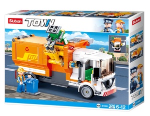 בלוקים להרכבה - משאית זבל