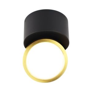 צילינדר TWIST 7W 3CCT גוף שחור עם זהב Nisko
