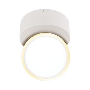 צילינדר TWIST 12W 3CCT גוף לבן עם זהב Nisko